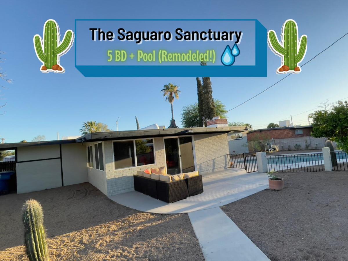 Private Home - Heated Pool, Billiards, Darts, Foosball, Fireplace, 5 Smart Tvs, Bbq, Cotton Bedding - The Saguaro Sanctuary, Pool Heat Optional Tucson Buitenkant foto