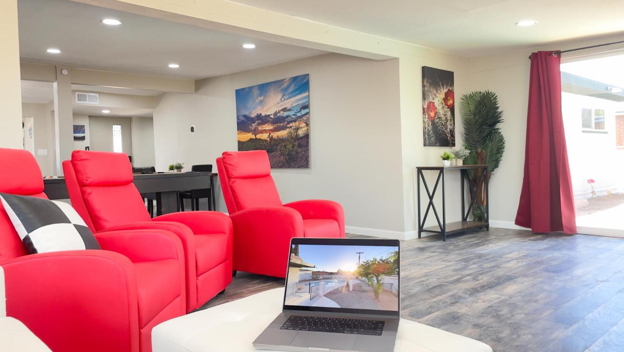 Private Home - Heated Pool, Billiards, Darts, Foosball, Fireplace, 5 Smart Tvs, Bbq, Cotton Bedding - The Saguaro Sanctuary, Pool Heat Optional Tucson Buitenkant foto